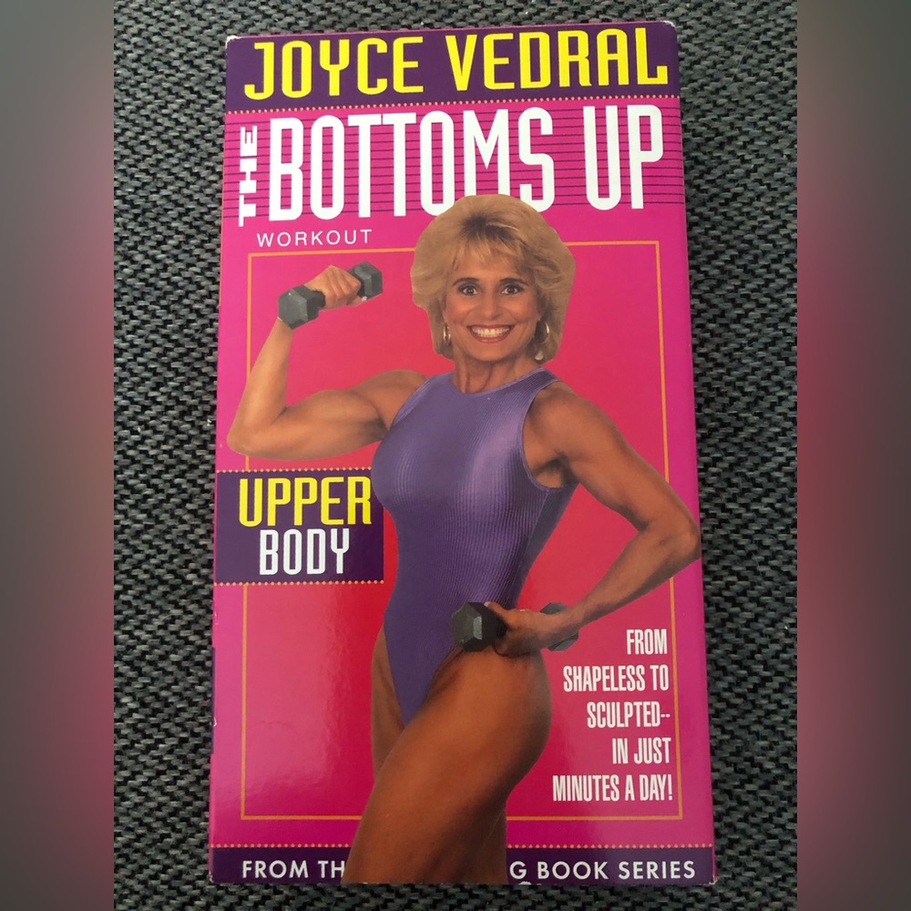 The Bottoms Up Upper Body Workout VHS tape by Joyce Vedral